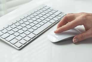 keyboard and a mouse